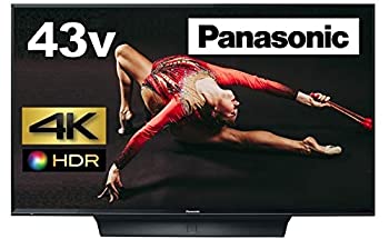 【中古】 パナソニック 43V型 液晶テレビ受像機 ビエラ TH-43FX750 4K IPSダイアログボックス 傾倒押しとどめる照明ランプ かっこ良いテレビ受像機 (サイバー空間画像相応う)