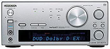 【中古】 ONKYO オンキョー INTEC205 AV真っただ中 35W×3ch SA-907FX (S) しろがね色