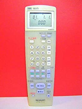 【中古】 シャープ ビデオリモコン G1284TEV1