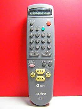 【中古】 サンヨー テレビ ビデオリモコン RC-396|AJIMURA-SHOP