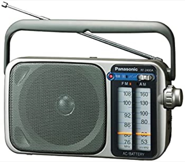 【中古】 Panasonic パナソニック FM/AM 2バンドラジオ シルバー RF-2400A-S