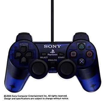 【中古】 アナログ制御装置 DUALSHOCK 2 十二時・青色
