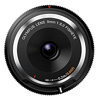【中古】 OLYMPUS オリンパス ミラーレス一眼 9mm f8 フィッシュアイ ボディキャップレンズ ブラック BCL-0980 BLK|AJIMURA-SHOP