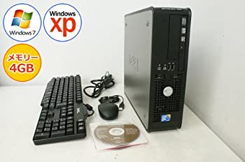【中古】 Dell デル デスクトップパソコン Dell デル OptiPlex 780 SFF Core2Duo-3.33GHz 4GB 320GB DVDスーパーマルチ Windows7｜AJIMURA-SHOP