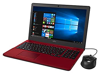 【中古】 富士通 15.6型 万覚え帳マイコンFMV LIFEBOOK AH45 B2 ルビー赤いこと FMVA45B2R