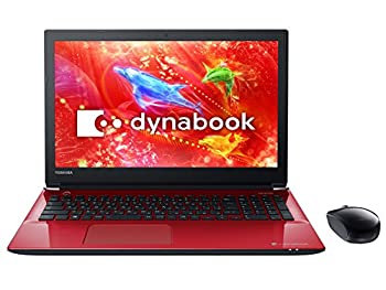 【中古】 東芝 15.6型 万覚え帳マイコン dynabook T45 D モデナレッド PT45DRP-SJ パソコン-ノートPC