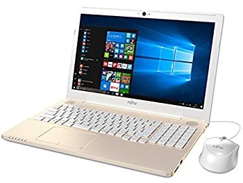 【中古】 富士通 15.6型 ノートパソコンFMV LIFEBOOK AH42/B1 シャンパンゴールド FMVA42B1G｜AJIMURA-SHOP