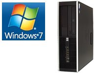 【中古】 ヒューレット・パッカード 6000Pro SFF / Windows 7 Core2Duo 2GB記憶装置 250GBHDD 学習机とっ始め マイコン
