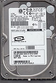 【中古】 FUJITSU 富士通 Enterprise MAP3147NC 3.5in 147 GB Ultra320 SCSI 捉え所の無い運転