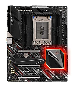 【中古】 ASRock Socket TR4 AMD X399 心付け ATX ゲーミング 母ちゃんゲーム盤 X399 Phantom Gaming 6
