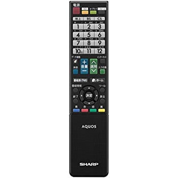 【中古】 SHARP シャープ 液晶テレビ 純正 リモコン GA957WJSA (0126380049)|AJIMURA-SHOP