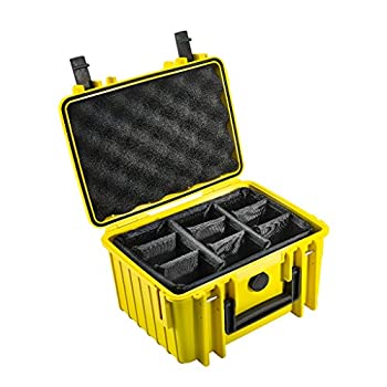 【中古】 B&W Internatinal ケース 防水 ハードケース OUTDOOR CASES TYPE2000RPD イエロー クッションパッド仕切りタイプ BW0005YRPD
