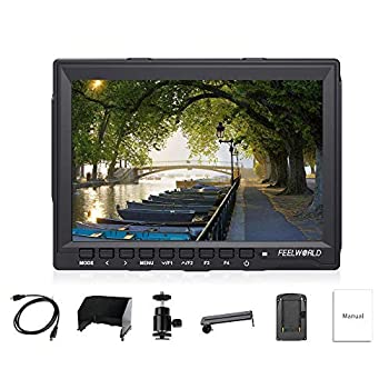 【中古】 FEELWORLD FW759 ビデオモニター 7インチ IPS 超薄型 HD 1280 x 800 HDMI オンカメラフィールドモニターコントラストカメラキャノン ソニー FP|AJIMURA-SHOP