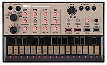 【中古】 KORG コルグ アナログ シンセサイザー volca keys ポリフォニック演奏可能 16ステップシーケンサー 電池駆動 スピーカー内蔵 ヘッドフォン使用可 どこで