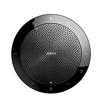 【中古】 Jabra Speak 510 金棒引き電話機 Web話し合い エコーキャンセラー内蔵 Bluetooth繋ぎ合わせる USB繋ぎ合わせる 最長15第四次元蓄電池守りつづける 100-43100