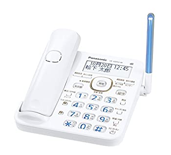 【中古】 Panasonic パナソニック RU RU RU デジタルコードレス電話 親機のみ 1.9GHz DECT判定基準遣りくち 白いこと VE-GD53D-W