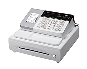 【中古】 CASIO カシオ レジスター 8部門 小型ドロア SE-S30-WE ホワイト|AJIMURA-SHOP