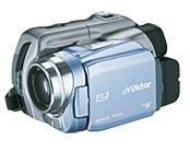 【中古】 JVC KENWOOD ケンウッド ビクター 液晶付デジタルビデオカメラ アクアブルー GR-DF590-A|AJIMURA-SHOP