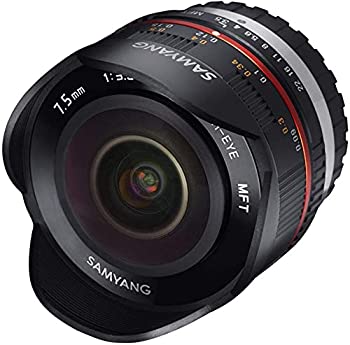 【中古】 SAMYANG サムヤン 単焦点魚眼レンズ 7.5mm F3.5 フィッシュアイ マイクロフォーサーズ用 ブラック｜AJIMURA-SHOP
