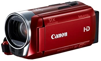 【中古】 Canon キャノン デジタルビデオカメラ iVIS HF R32 レッド 光学32倍 Wi-Fi IVISHFR32RD|AJIMURA-SHOP