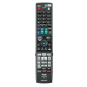 【中古】 SHARP シャープ ブルーレイディスクレコーダー用リモコン RRMCGB079WJPA (0046380257)｜AJIMURA-SHOP