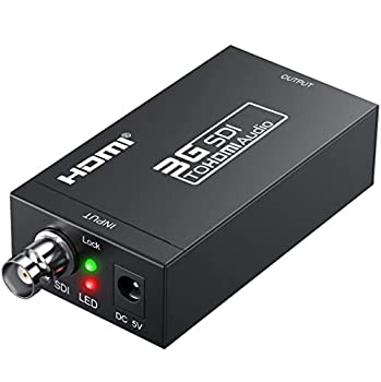 【中古】 ELEVIEW 3G SDI to HDMI コンバーター 3G-SDI HD-SDI SD-SDI to HDMI変換器 sdi hdmi 変換 sdi-hd 変換 1080P ESD保護機能 (SDI to HDMI)