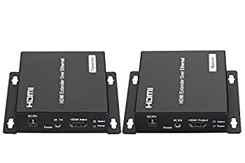 【中古】 Mirage HDMI 1080p Over IP (HDIP) 透過率機と受付機最大限度350フート Cat5e Cat6有線テレビ1080p IR付き添い人
