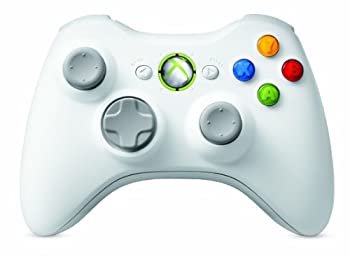 【中古】 Xbox 360 ワイヤレス コントローラー ピュア ホワイト