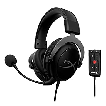 【中古】 HyperX Cloud II ゲーミング ヘッドセット 7.1バーチャルサラウンドサウンド対応 USBオーディオコントロールボックス付属