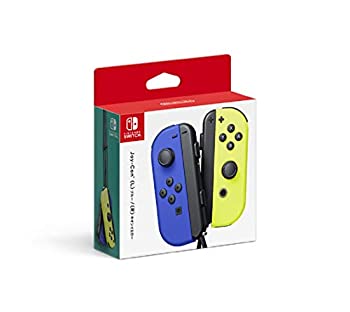 【中古】 【任天堂純正品】Joy-Con (L) ブルー/ (R) ネオンイエロー