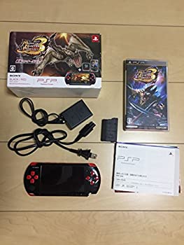 【中古】 PSP プレイステーション ポータブル 新米ハンターズパック ブラック/レッド (PSPJ-30020)