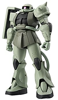 【中古】 ROBOT魂 工作下士官兵火器防波堤 [SIDE MS] MS-06 量産型ザク ver. A.N.I.M.E. 約125粍 ABS\u0026PVC製 ペンキ塗り済みモビール図形