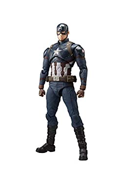 【中古】 S.H.フィギュアーツ アベンジャーズ キャプテン・アメリカ (アベンジャーズ/エンドゲーム) 約150mm PVC&ABS製 塗装済み可動フィギュア｜AJIMURA-SHOP