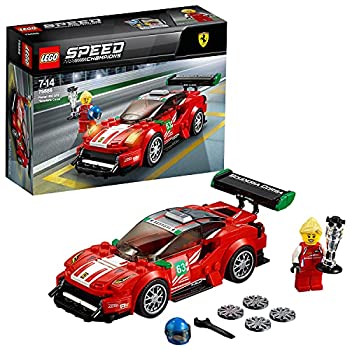 【中古】 LEGO レゴ 素早さはやりっ子 フェラーリ 488 GT3 スクーデリア・コルサ 75886