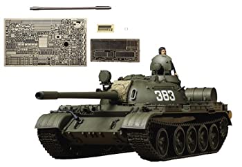 【中古】 タミヤ スケール限定シリーズ 1/35 ソビエト戦車 T-55A (アベール社製エッチングパーツ/金属砲身付き) 25145|AJIMURA-SHOP