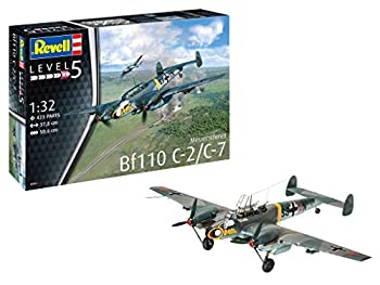 【中古】 ドイツレベル 1/32 ドイツ空軍 メッサーシュミット Bf110 C-7 プラモデル 04961