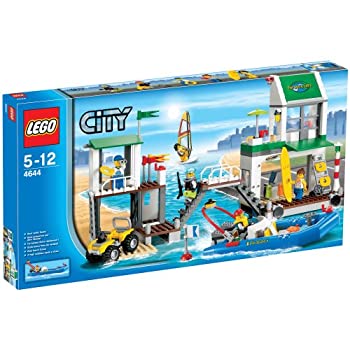 【中古】 LEGO レゴ シティ ヨットハーバー 4644