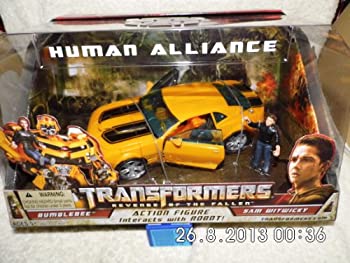 【中古】 Transformers 2 Revenge of the Fallen Movie Human Alliance Bumblebee with Sam Witwicky