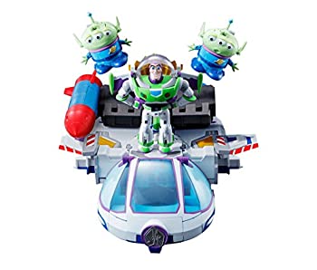 【中古】 超合金 トイ・ストーリー 超合体 バズ・ザ・スペースレンジャー ロボ 約205mm ABS&ダイキャスト&PVC製 塗装済み可動フィギュア