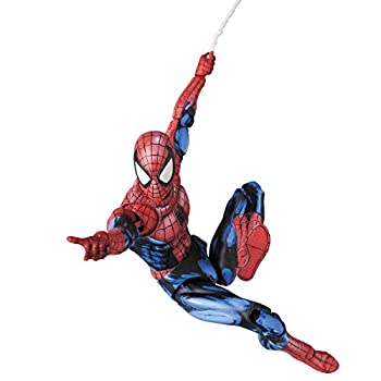 【中古】 MAFEX マフェックス SPIDER-MAN (COMIC PAINT) 全高約155mm 塗装済み アクションフィギュア