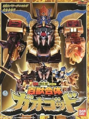 【中古】 BANDAI 百獣旗鼓ガオレンジャー 百獣練りあわせる DXガオゴッド