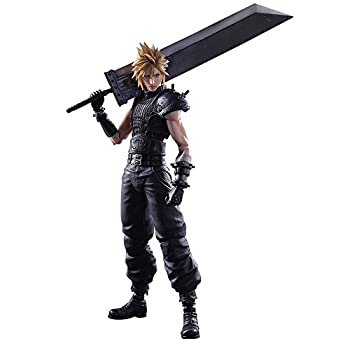 【中古】 PLAY ARTS改 FINAL FANTASY VII REMAKE No.1 クラウド・ストライフ PVC製 塗装済み可動フィギュア|AJIMURA-SHOP