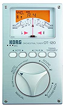 【中古】 KORG コルグ クロマチックチューナー 針式メーター OT-120 吹奏楽 ブラスバンド オーケストラ どんなコンサート・ピッチにも対応