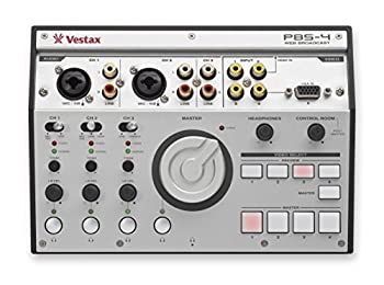 【中古】 Vestax ライブ配信向け オーディオインターフェイス PBS-4 ステミキ ビデオセレクト機能付き|AJIMURA-SHOP