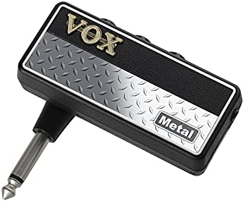 【中古】 VOX ヘッドフォン ギターアンプ amPlug2 Metal ケーブル不要 ギターに直接プラグ・イン 自宅練習に最適 電池駆動 エフェクト内蔵 US製ハイゲイン|AJIMURA-SHOP