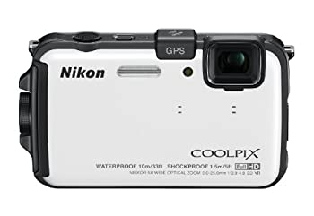 【中古】 Nikon ニコン デジタルカメラ COOLPIX (クールピクス) AW100 ナチュラルホワイト AW100WH