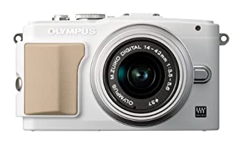 【中古】 OLYMPUS オリンパス ミラーレス一眼 PEN Lite E-PL5 レンズキット ホワイト E-PL5 LKIT WHT