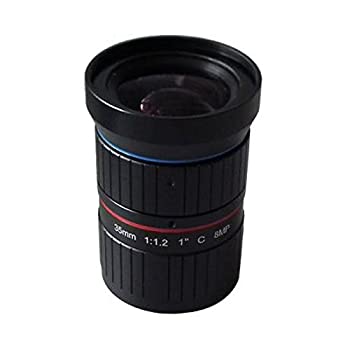 【中古】 Quanmin Starlight 8MP 4K 1インチ 35mm f1.2手動Its道路交通監視CCTVレンズCマウントfor 5?MP 6?MP 8メガピクセルHDボックスボディカ|AJIMURA-SHOP