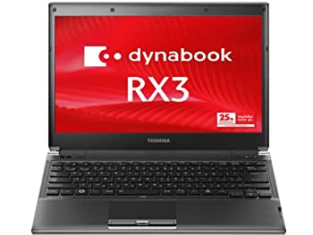 【中古】 東芝 dynabook RX3 TN240Y/3固定ディスク PPR3TN4Y4MRNG (Win7Pro/Ci3-2.4GHz/記憶装置-2GB/HDD-160GB/ヴィデオディスク-Sマルチ/13.3in/W-ローカルエリアネットワーク/HDMI) パソコン・周辺機器-パソコン