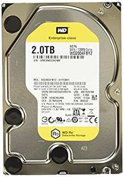 【中古】 Western Digital 3.5インチ内蔵HDD 2TB SATA6.0Gb s 7200rpm class 128MB 512e WD2004FBYZ